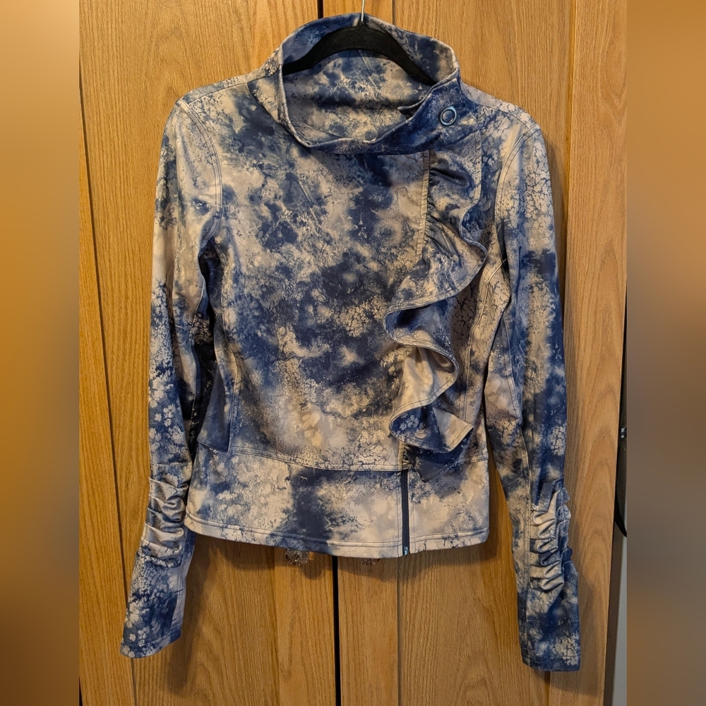 Karma Blue and Cream Women's Jacket